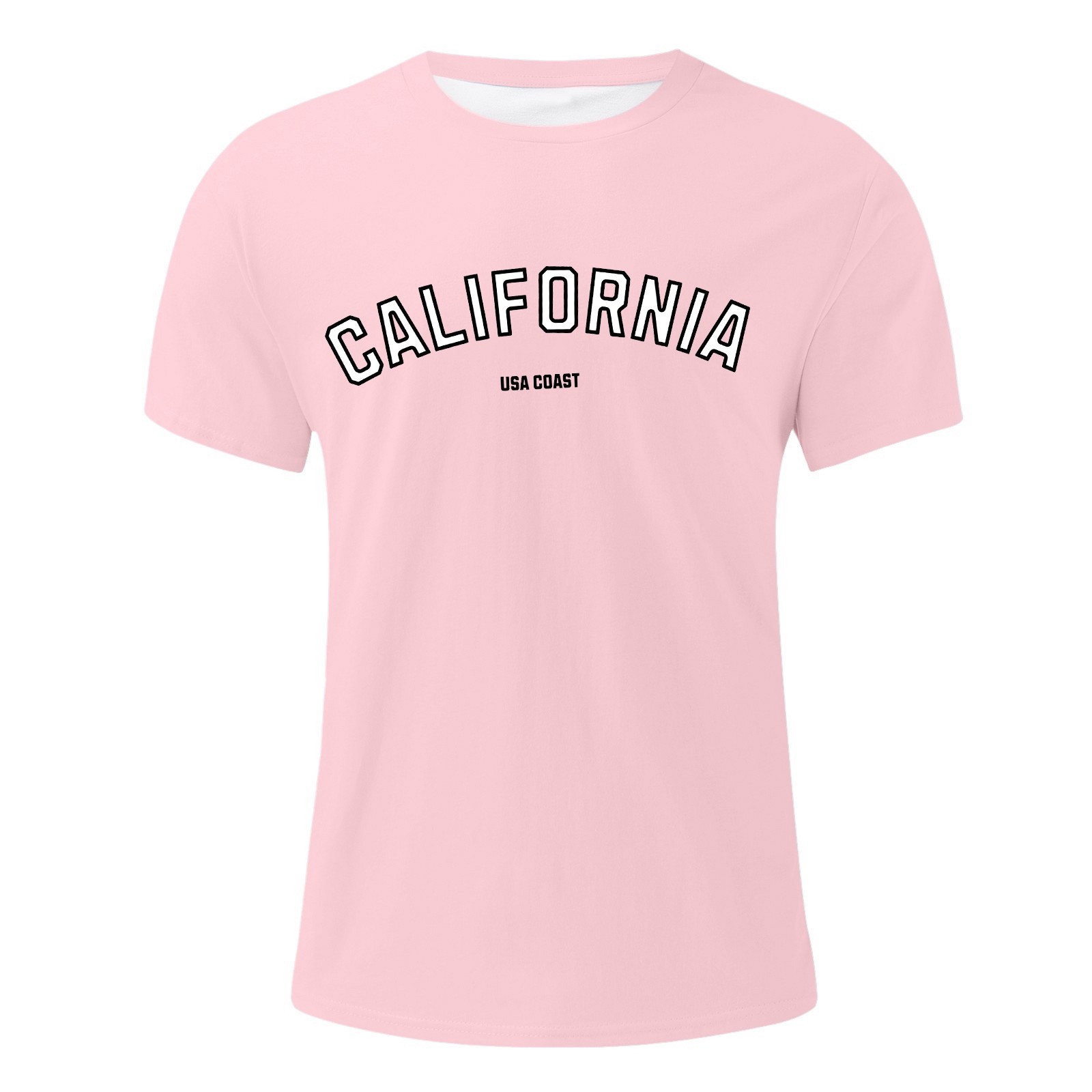 thumbnail image 2 of Camiseta oversize de verano para hombre - Cuello redondo y manga corta con estampado urbano - Camiseta deportiva holgada e informal, 2 of 5